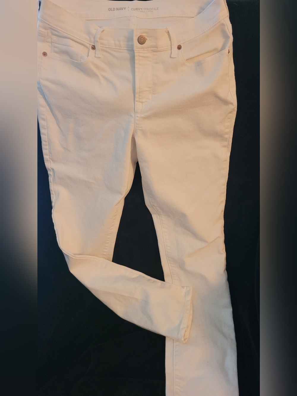 Old Navy Women's White Skinny Jeans